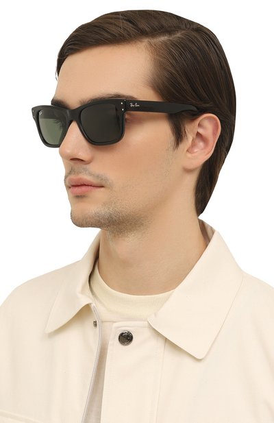 Солнцезащитные очки RAY-BAN черного цвета по цене 22500 руб., арт. 2283-901/31, фото 3 Солнцезащитные очки RAY-BAN, арт. 2283-901/31, фото 3