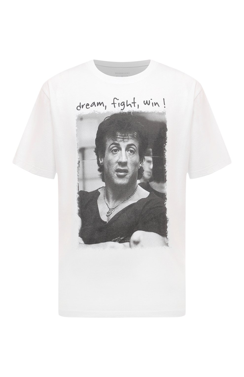 Хлопковая футболка BISIBIGLIO, арт. STALL0NE FIGHT WIN, фото 1