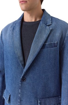 Джинсовый пиджак VALENTINO, арт. 5V3DC03RA9S, фото 7