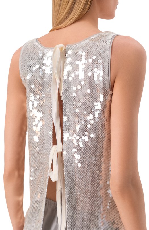 Хлопковый топ 3.1 Phillip Lim E261-21775/NSQ Серый  E261-21775/NSQ Фото 5