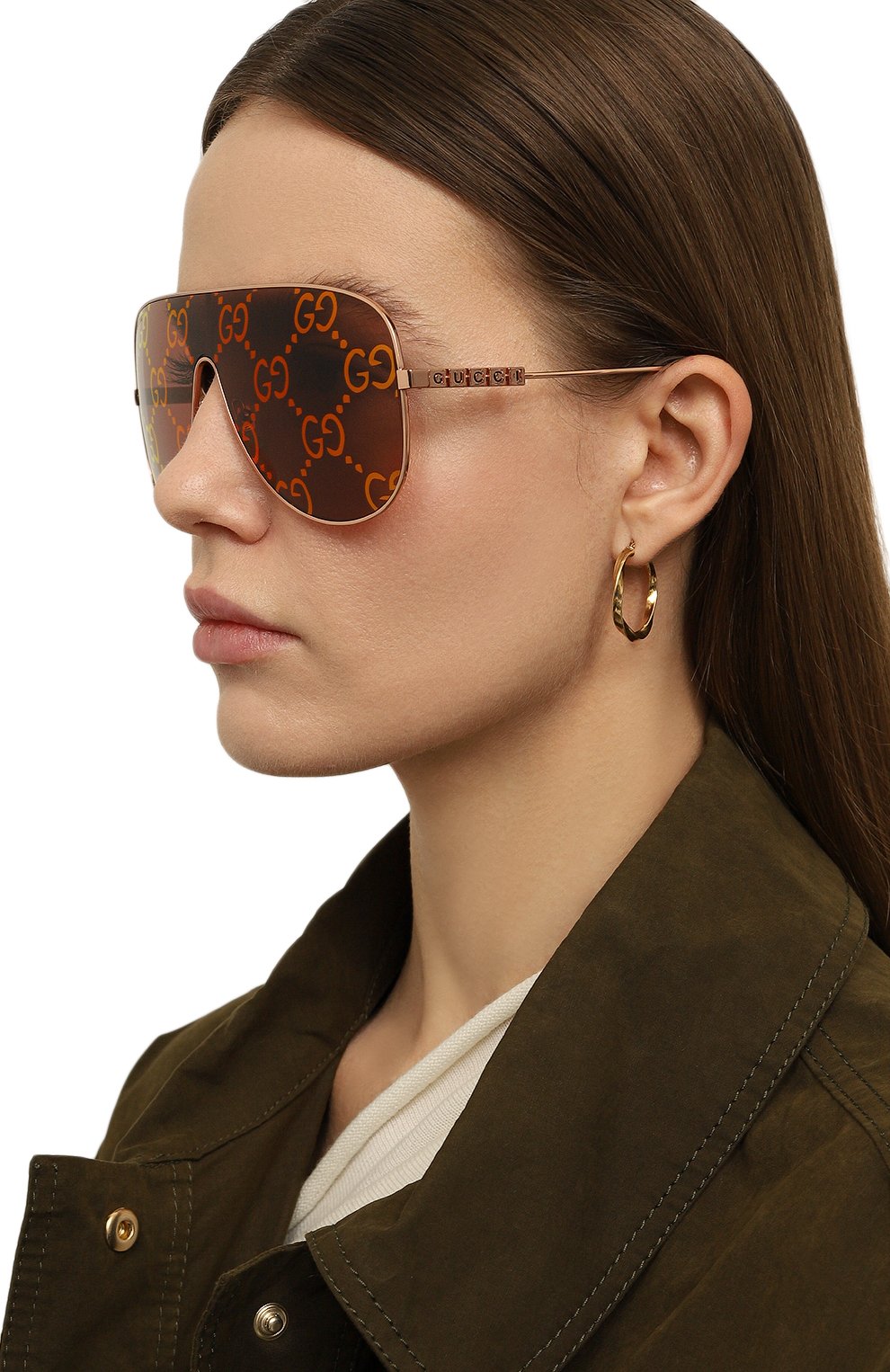 Солнцезащитные очки GUCCI красного цвета по цене 65500 руб., арт. GG1436S 003, фото 2 Солнцезащитные очки GUCCI, арт. GG1436S 003, фото 2