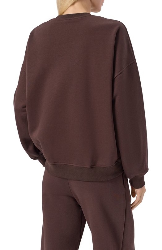 Хлопковый свитшот Comme des Fuckdown CFABW01370 Коричневый  CFABW01370 Фото 4