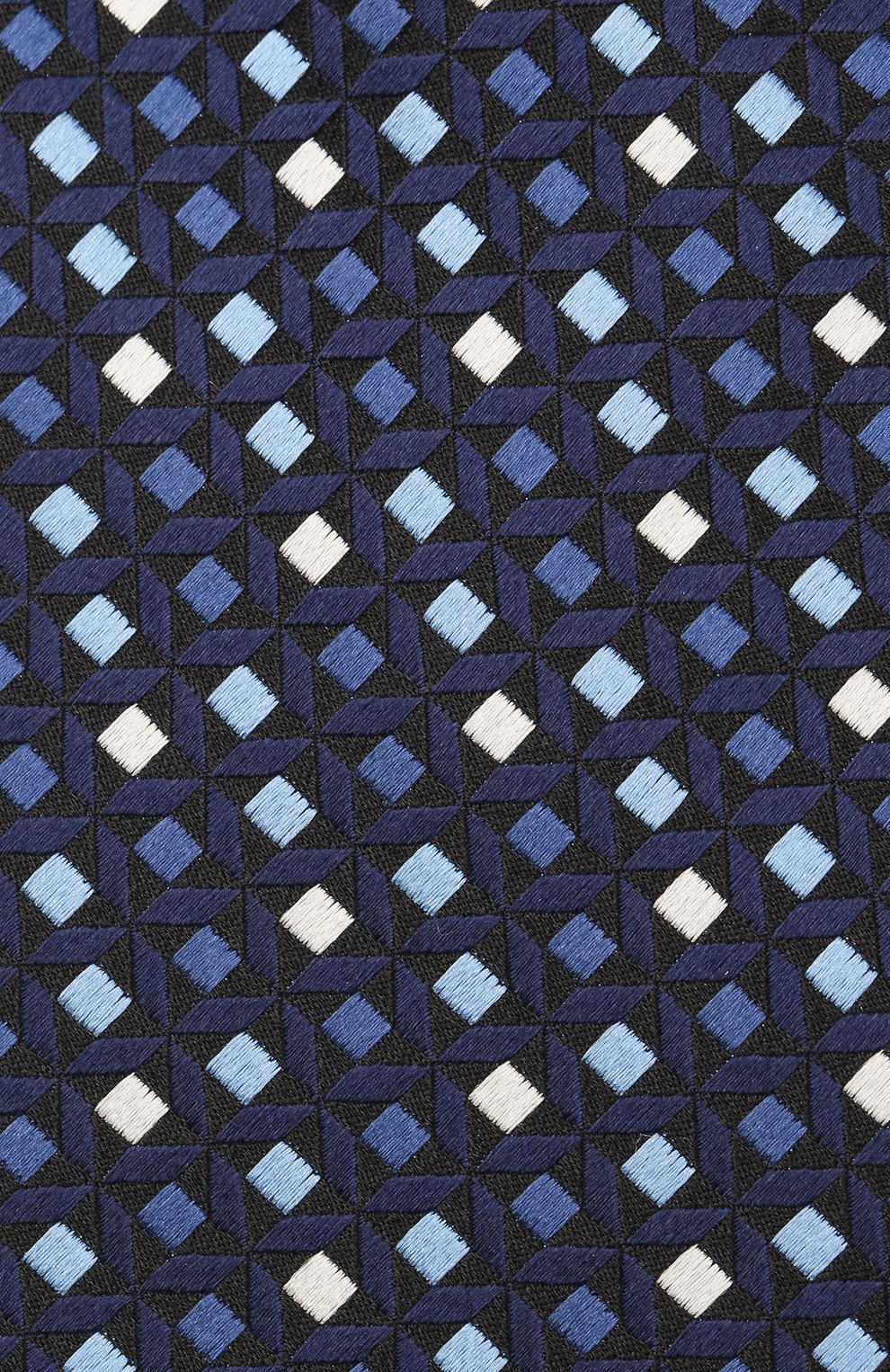 Шелковый галстук ZEGNA синего цвета по цене 22850 руб., арт. Z5E27/1XW, фото 3 Шелковый галстук ZEGNA, арт. Z5E27/1XW, фото 3