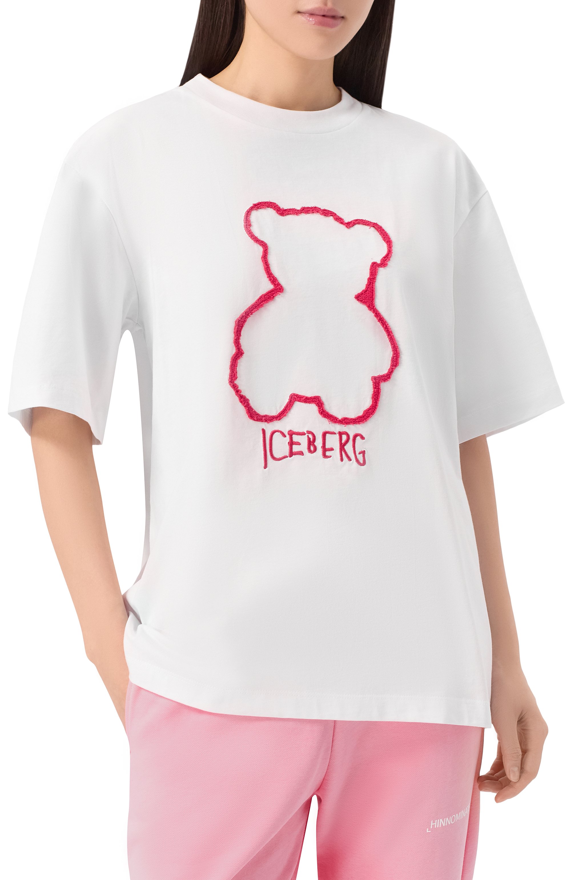 Хлопковая футболка ICEBERG, арт. F5B2/6327, фото 3