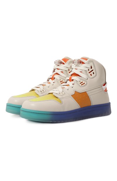 Женские кожаные кеды 08sthlm ACNE STUDIOS, арт. 08STHLM HIGH SPECTRUM W