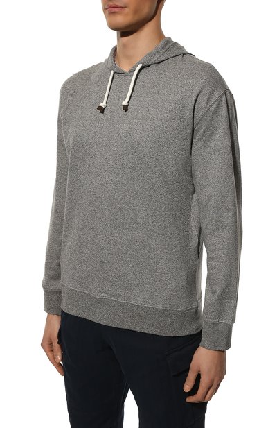 Худи из хлопка и льна BRUNELLO CUCINELLI, арт. MTU153450, фото 3