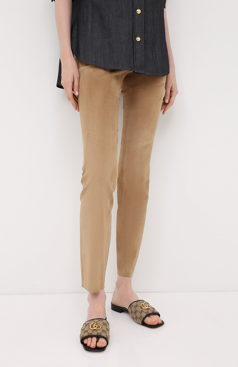 Замшевые брюки ESCADA, арт. 5024576, фото 3