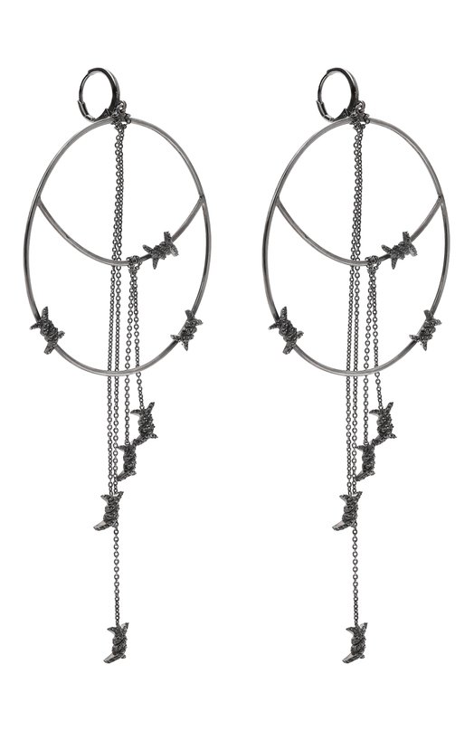 Серьги Caviar jewellery TL008 Чёрный  TL008 Фото 3