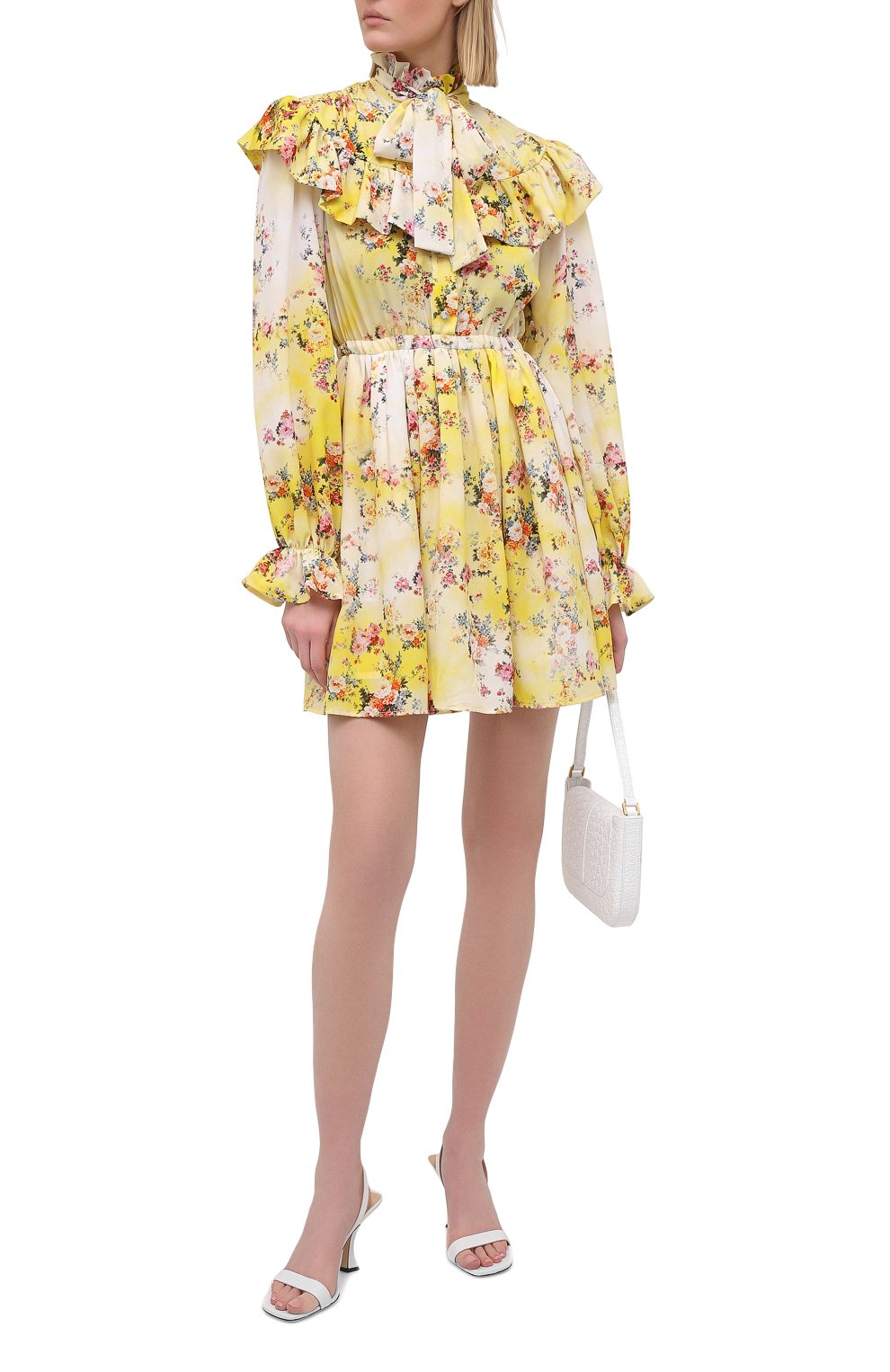 Платье MSGM желтого цвета по цене 57200 руб., арт. 3041MDA20 217152, фото 2 Платье MSGM, арт. 3041MDA20 217152, фото 2