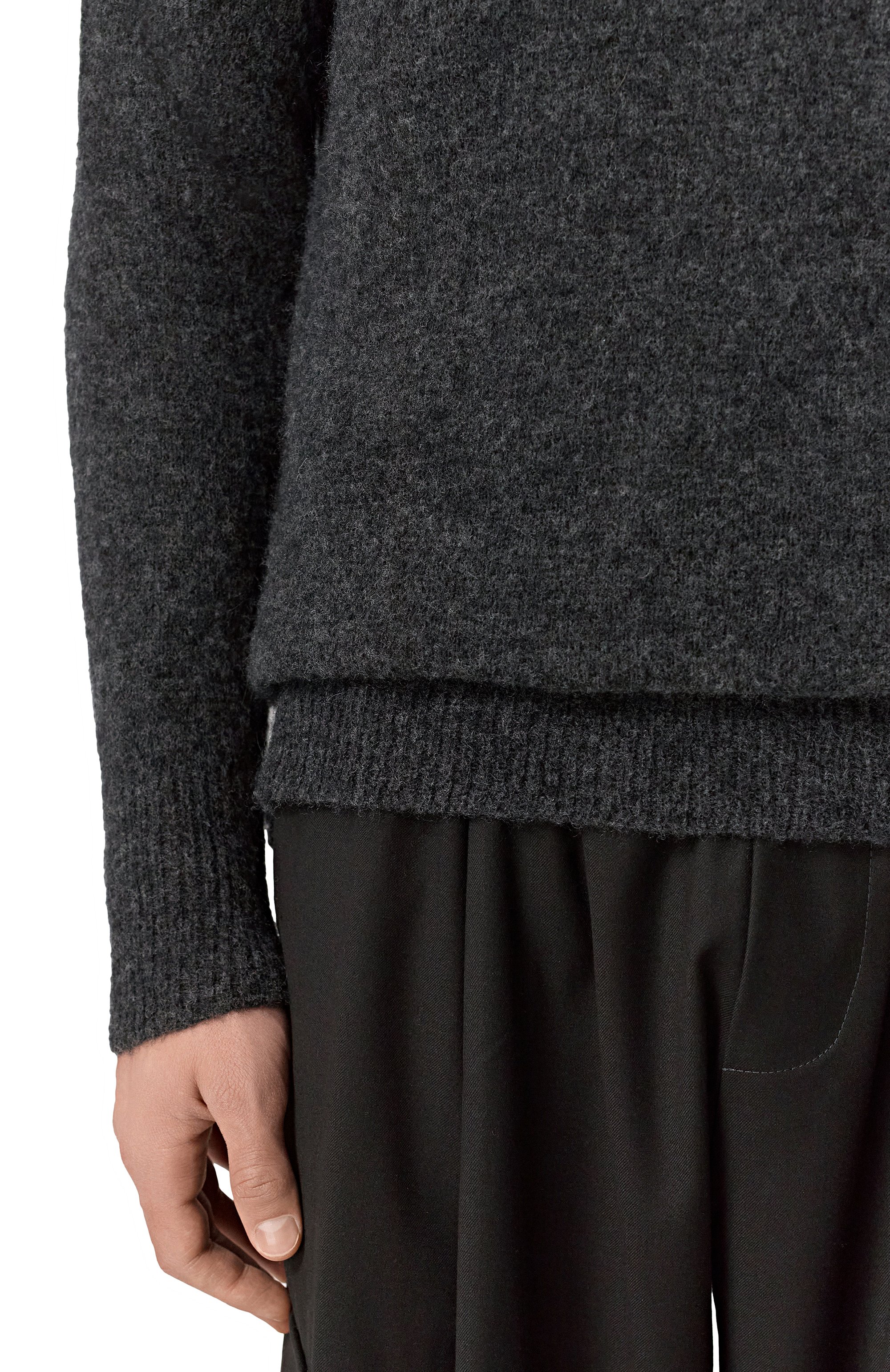 Шерстяное худи GIORGIO BRATO темно-серого цвета по цене 61650 руб., арт. MGU26F504WTM, фото 5 Шерстяное худи GIORGIO BRATO, арт. MGU26F504WTM, фото 5