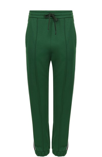 Укороченные брюки с эластичным поясом и контрастными лампасами GUCCI, арт. 479532/X9C09, фото 1