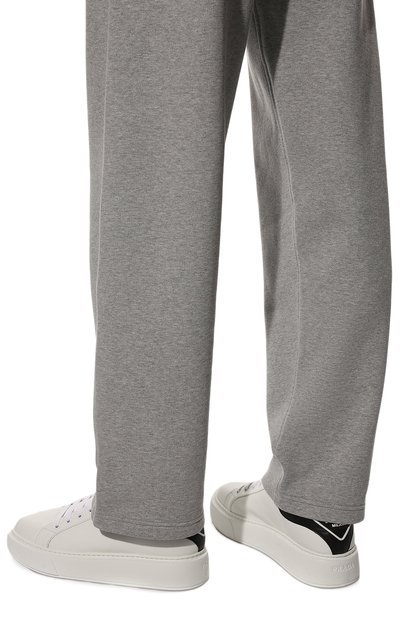 Кожаные кеды PRADA, арт. 1E452M-3AVF-F0964-045, фото 3