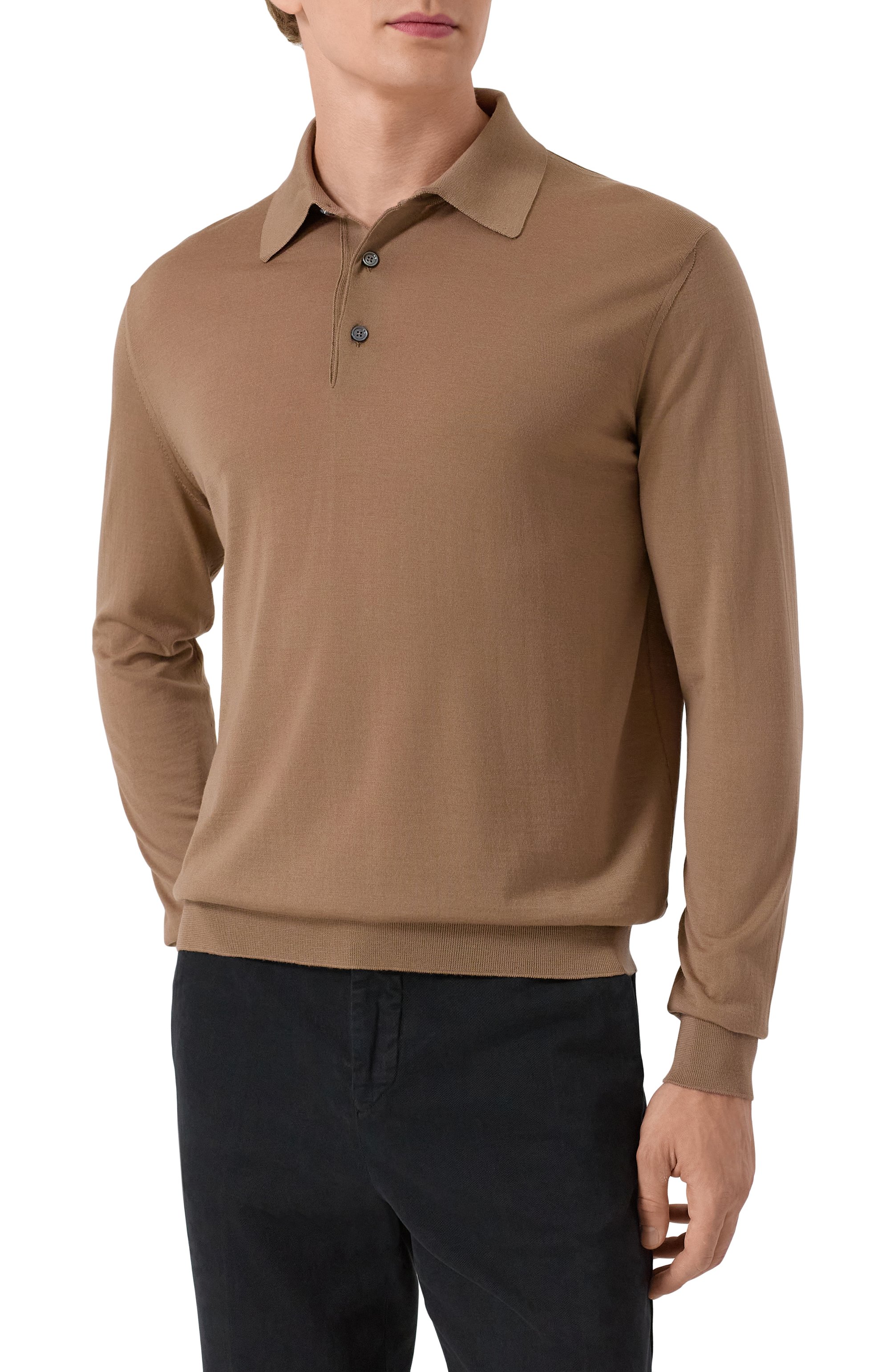 Шерстяное поло KITON, арт. UMK08641889, фото 3