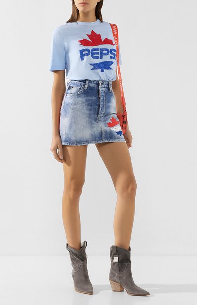 Джинсовая юбка DSQUARED2, арт. S73MA0474/S30309, фото 2