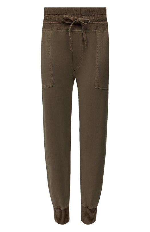 

Хлопковые джоггеры James Perse, Хаки