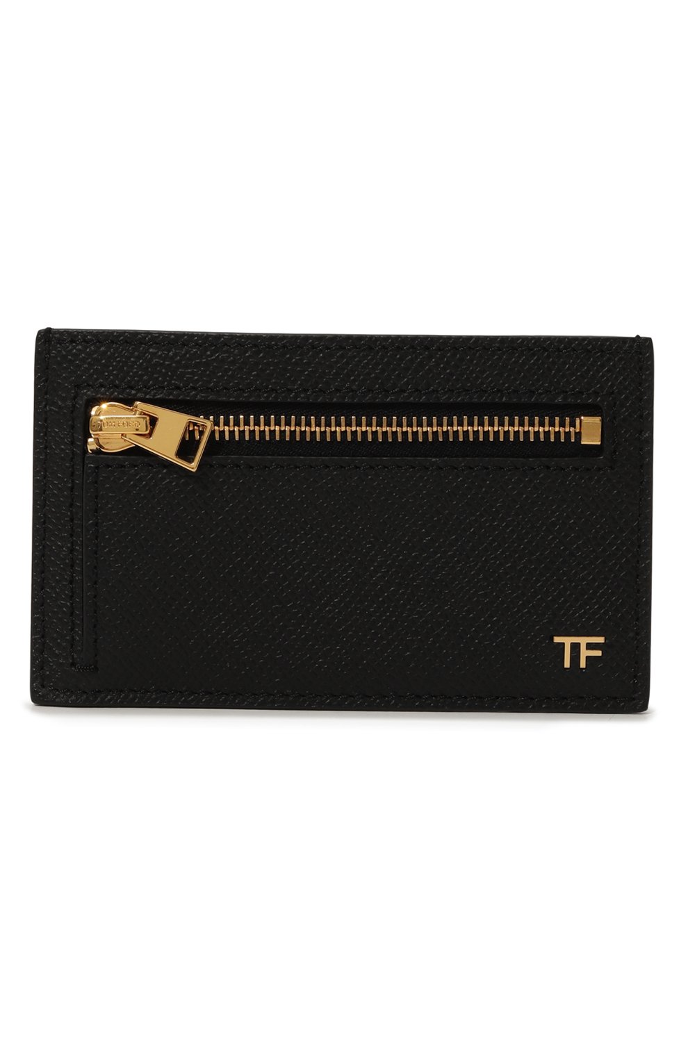 Кожаный футляр для кредитных карт TOM FORD черного цвета по цене 49950 руб., арт. YM354T/LCL081, фото 1 Кожаный футляр для кредитных карт TOM FORD, арт. YM354T/LCL081, фото 1