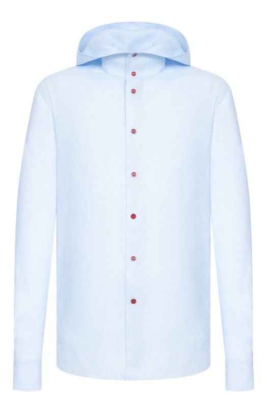 Льняная рубашка Kiton UMCMARH0970102 Голубой UMCMARH0970102