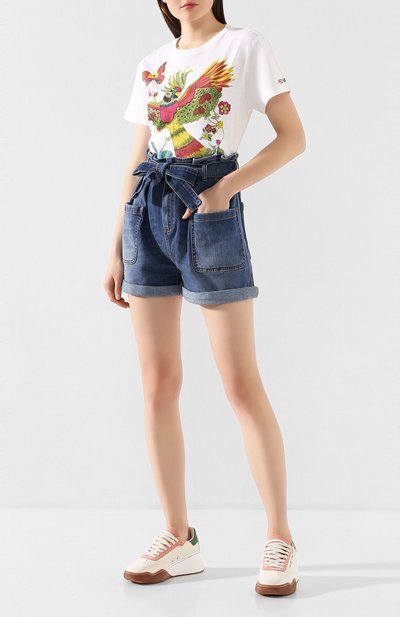 Джинсовые шорты REDVALENTINO, арт. TR0DD02C/541, фото 2