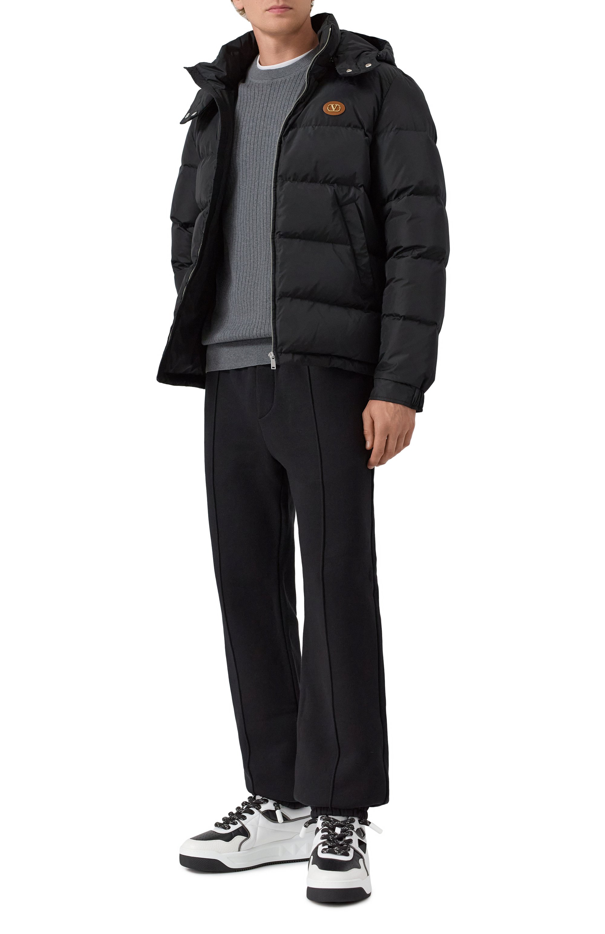 Кожаные кеды one stud xl VALENTINO, арт. 7Y2S0G37/WRI, фото 2