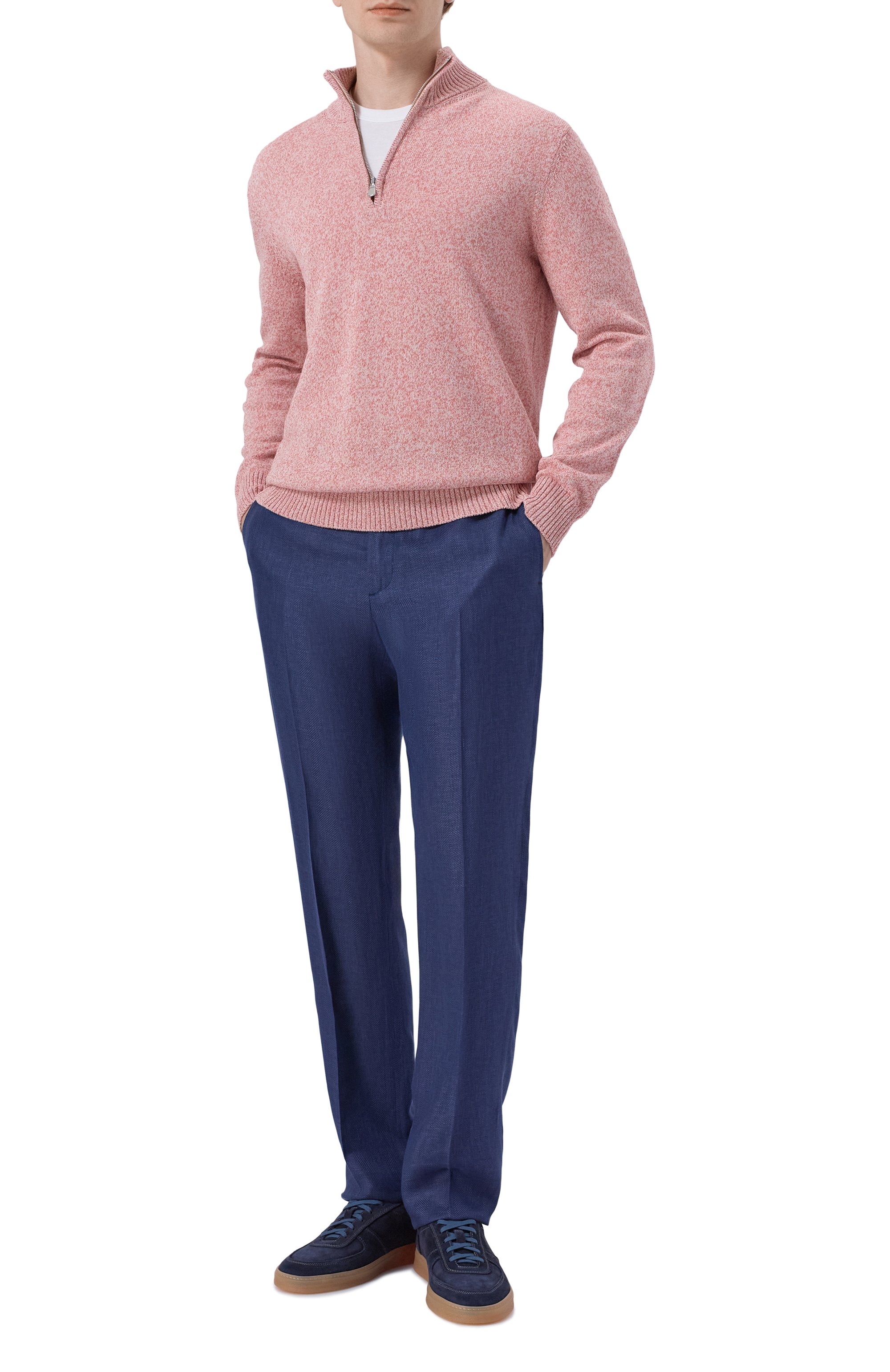 Брюки изо льна и кашемира STEFANO RICCI, арт. M1T610001F/C167HA, фото 2