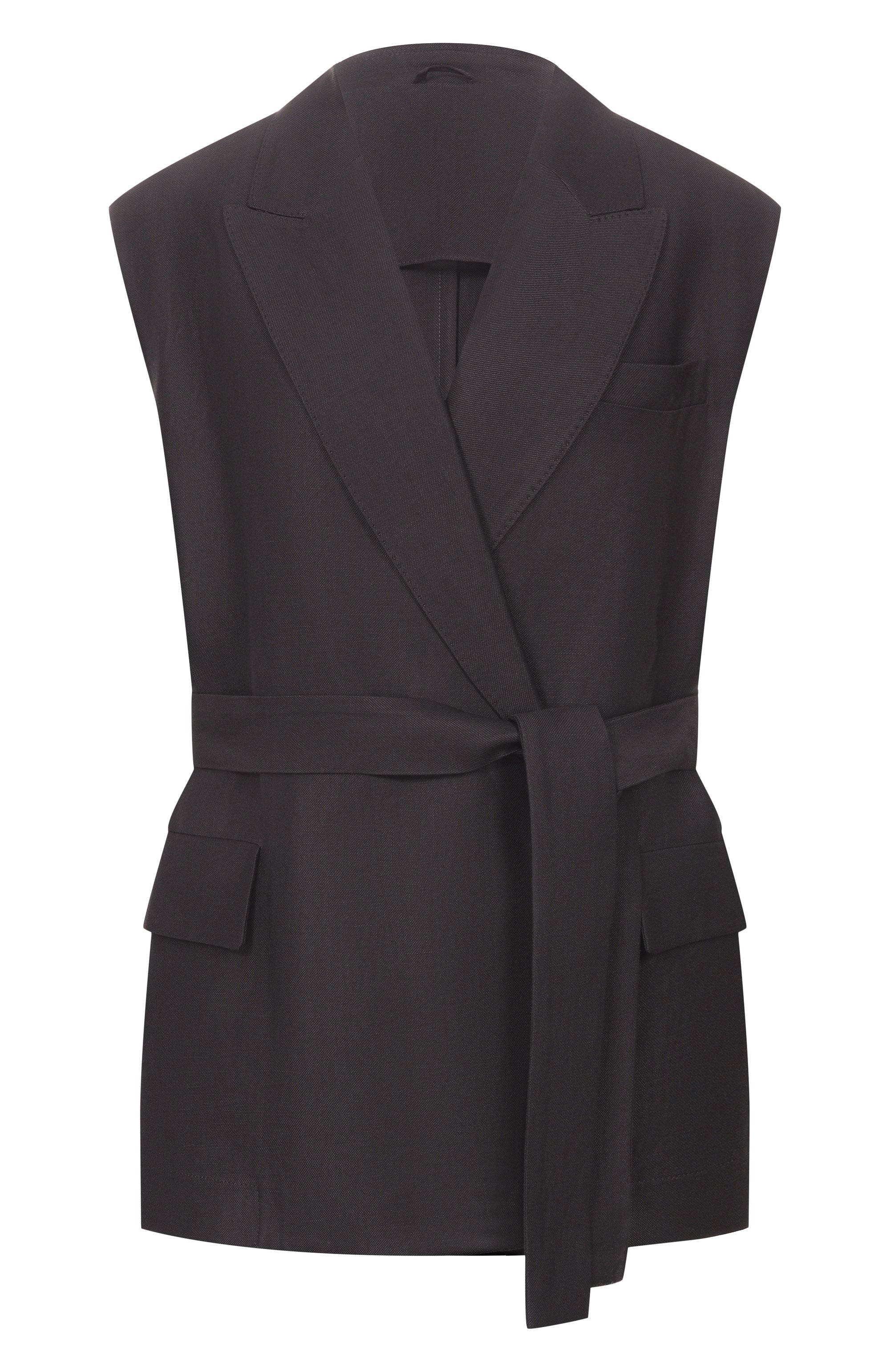 Жилет и з вискозы и льна BRUNELLO CUCINELLI, арт. MH1267754, фото 1