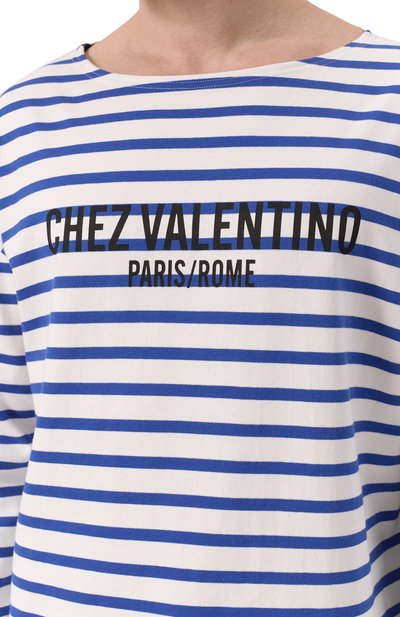 Хлопковый лонгслив VALENTINO, арт. 6V3MG16R/APV, фото 5