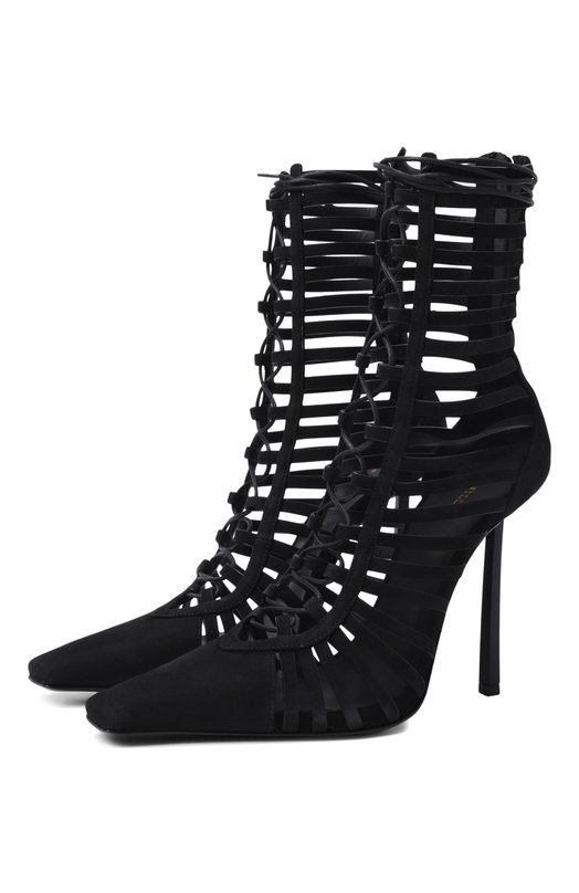 Замшевые ботильоны Cage 120 Le Silla 4320E100BXPPVEP Чёрный 4320E100BXPPVEP