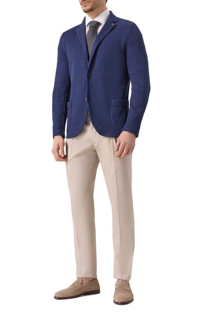 Пиджак изо льна и хлопка GRAN SASSO, арт. 57156/18652, фото 2