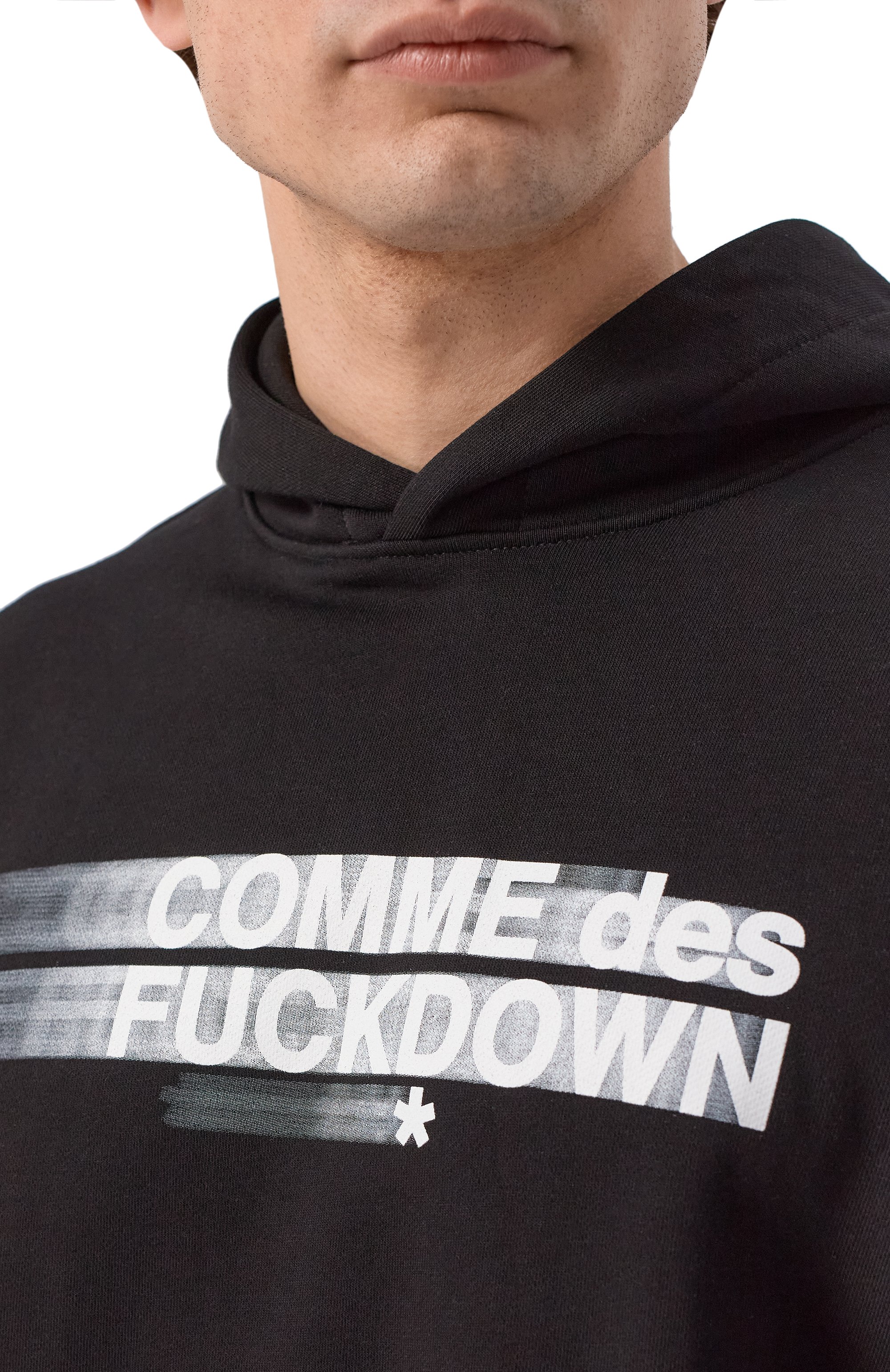 Хлопковое худи COMME DES FUCKDOWN, арт. CFABM02002, фото 5