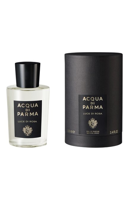Парфюмерная вода luce di rosa (100ml) ACQUA DI PARMA бесцветного цвета, арт. ADP081920 | Фото 2 (Тип аромата: Цветочный, Древесный; Региональные ограничения белый список (Axapta Mercury): Не проставлено; Нос: Не проставлено; Тип продукта - парфюмерия: Парфюмерная вода; Ограничения доставки: flammable)