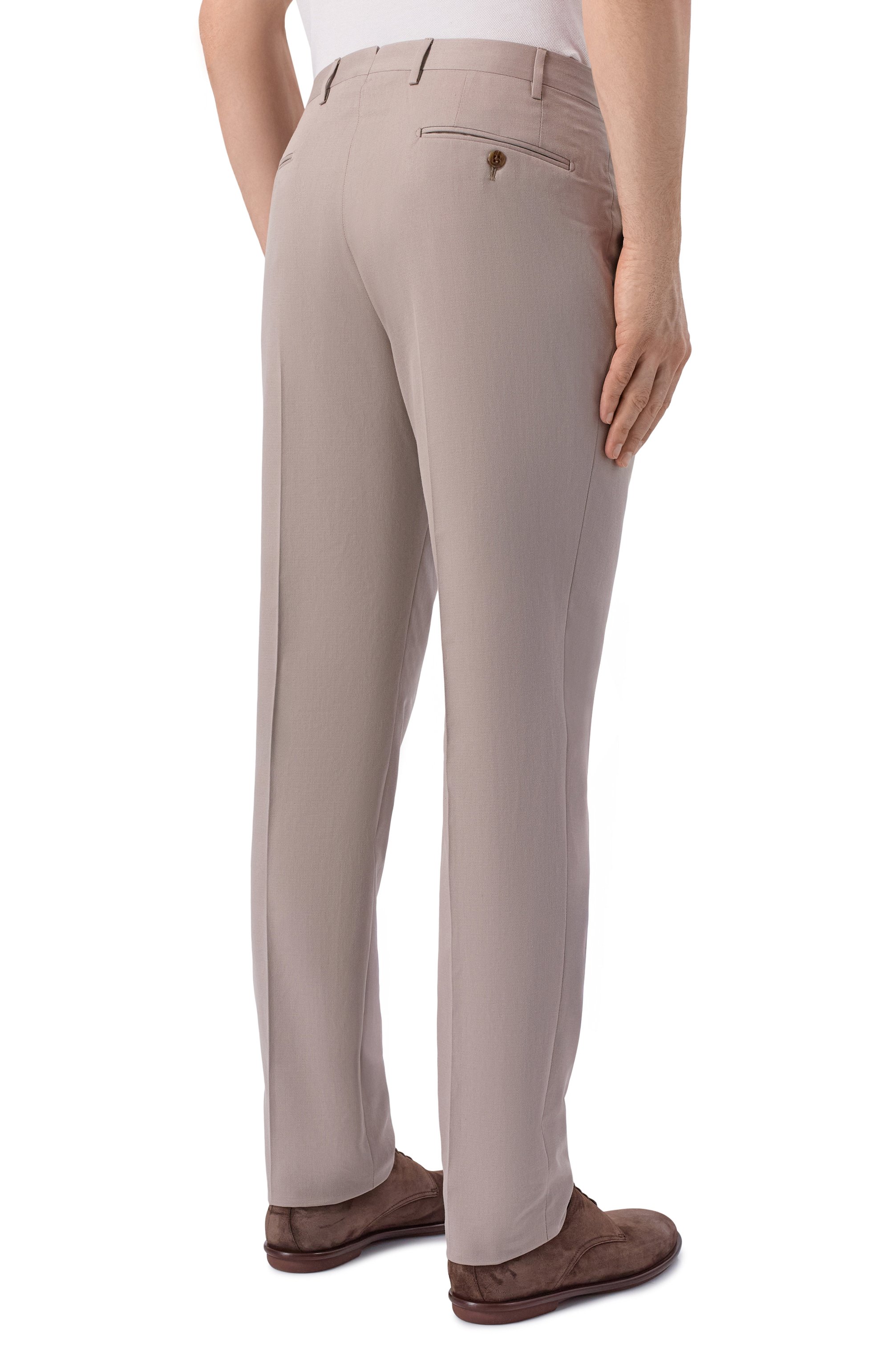 Хлопковые брюки CORNELIANI, арт. 275B03/2714103, фото 4