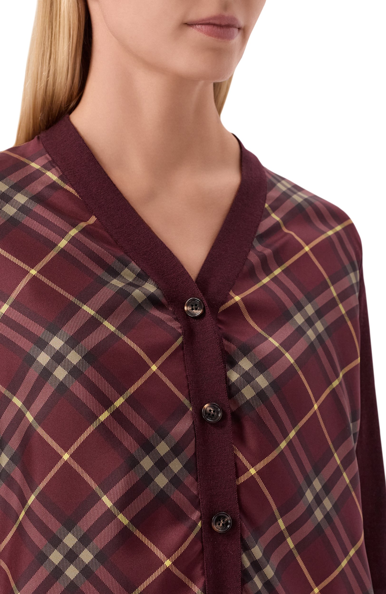 Кардиган из шерсти и шелка BURBERRY, арт. 8127351, фото 5