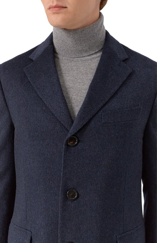 Кашемировое пальто Corneliani 261403-2612098 Синий  261403-2612098 Фото 5