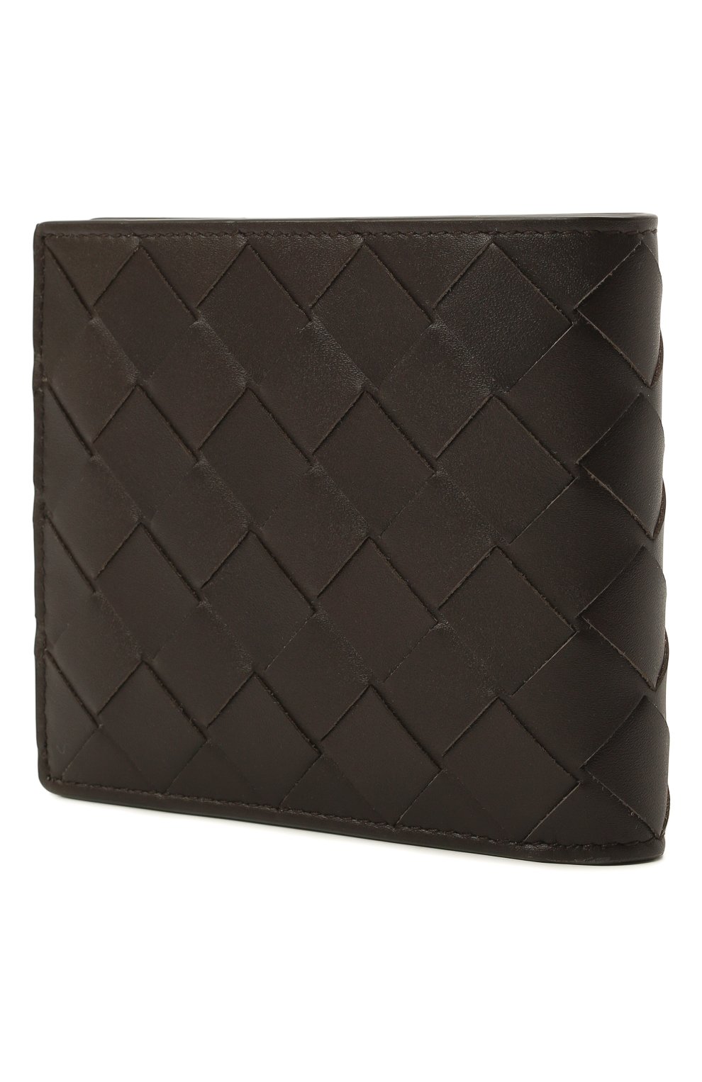 Кожаное портмоне BOTTEGA VENETA коричневого цвета по цене 69950 руб., арт. 605721/VCPQ4, фото 2 Кожаное портмоне BOTTEGA VENETA, арт. 605721/VCPQ4, фото 2
