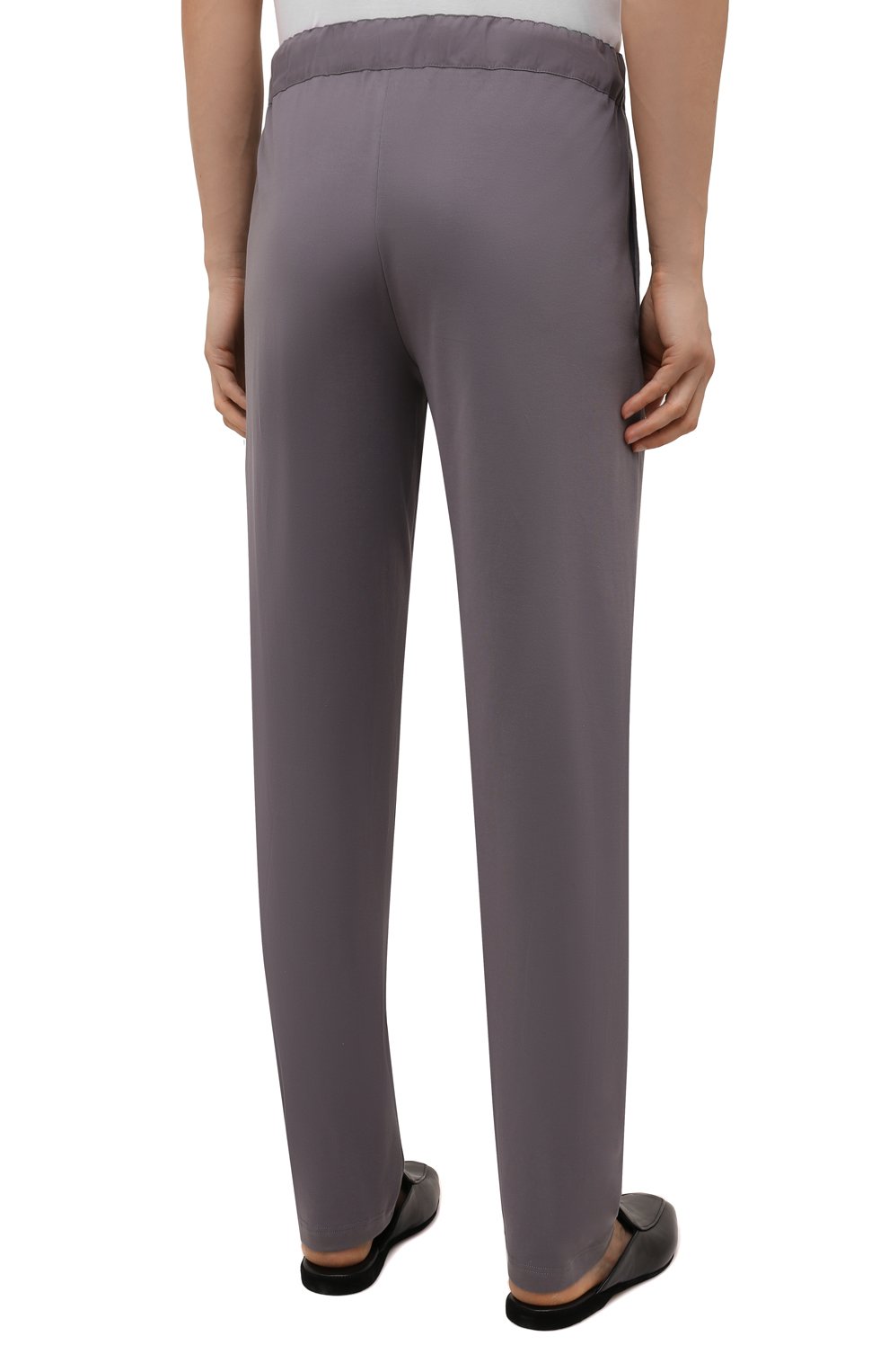 Хлопковые домашние брюки HANRO серого цвета по цене 11550 руб., арт. 075435, фото 4 Хлопковые домашние брюки HANRO, арт. 075435, фото 4