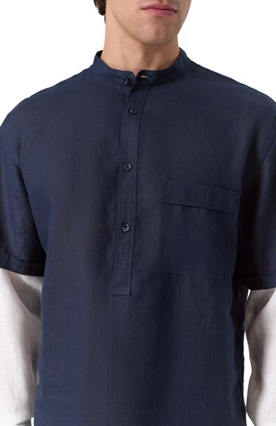 Льняная рубашка GIORGIO ARMANI, арт. GM001396/TE11049, фото 5