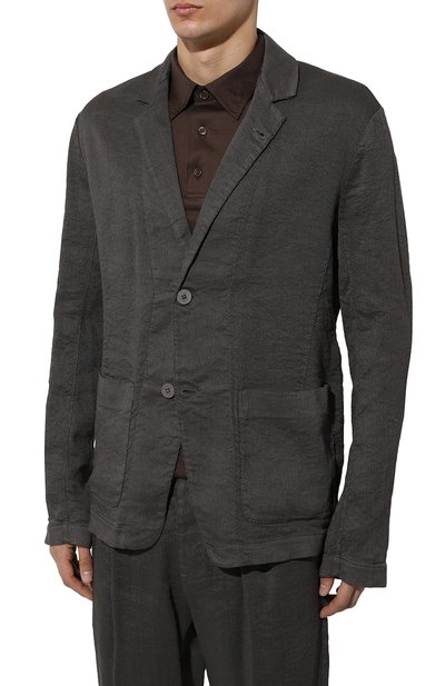 Пиджак изо льна и вискозы TRANSIT, арт. CFUTRWH171, фото 3