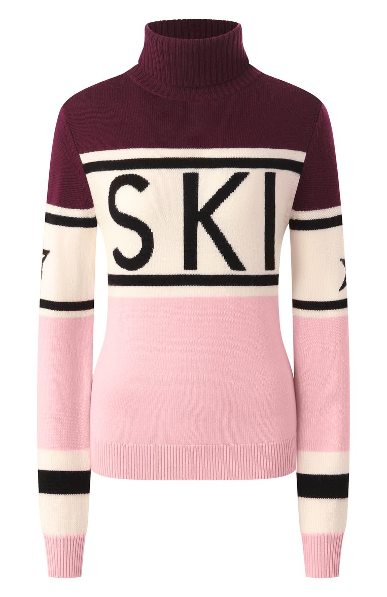 Женская шерстяная водолазка PERFECT MOMENT розового цвета, арт. W3000075/SCHILD SWEATER | Фото 1 (Рукава: Длинные; Длина (для топов): Стандартные; Материал внешний: Шерсть; Женское Кросс-КТ: Водолазка-одежда; Стили: Спорт-шик)