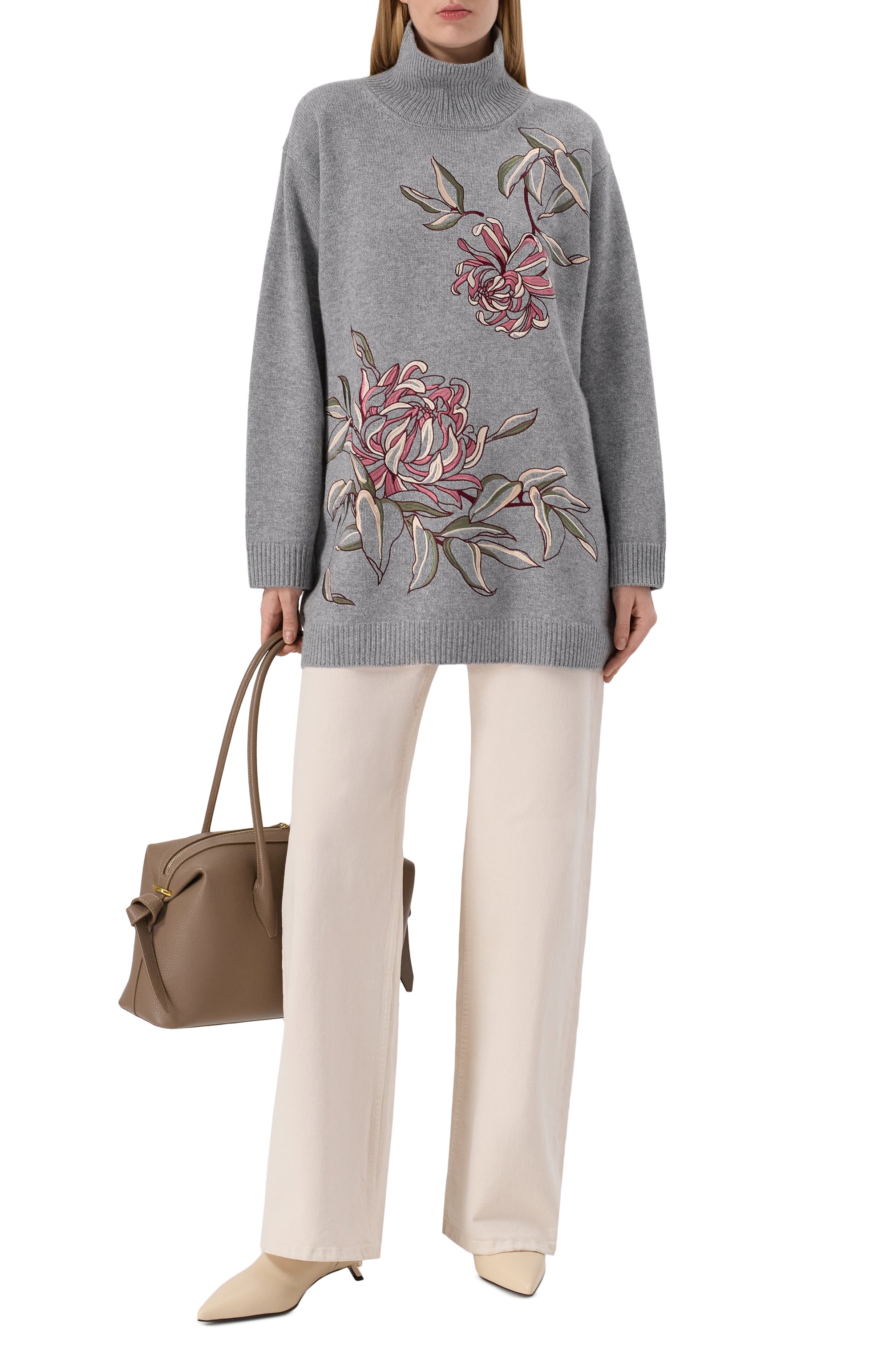 Свитер из шерсти и кашемира OLOLOL, арт. OLKN006W/901.DAHLIA.EMB/BASE, фото 2