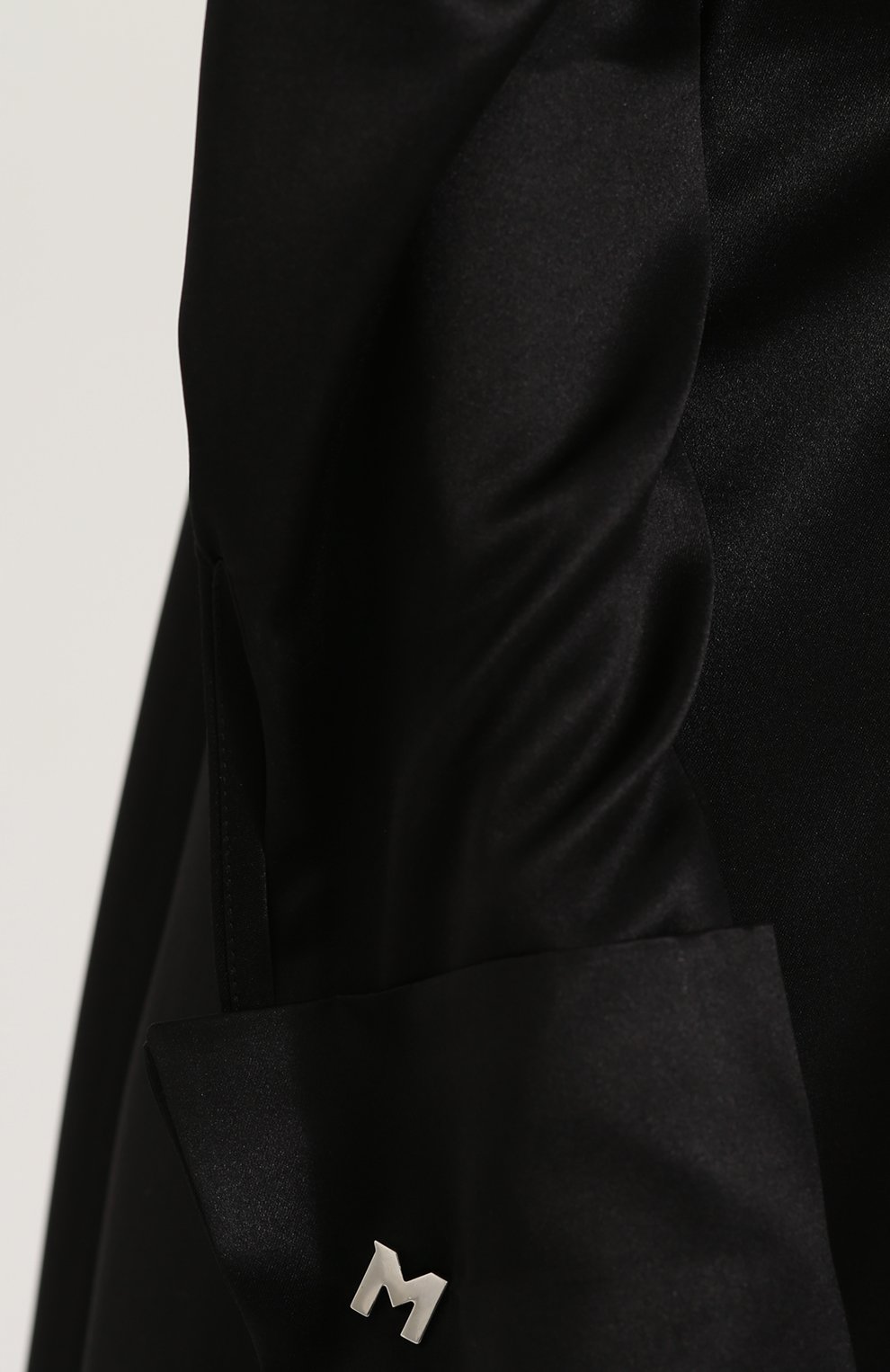 Шелковое платье-рубашка с высоким разрезом MUGLER, арт. R0BER916339, фото 5