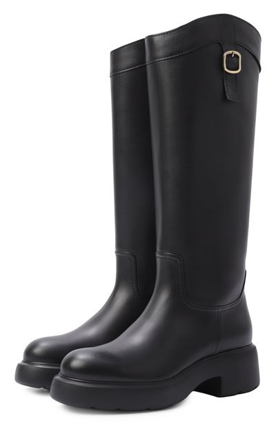 Женские кожаные сапоги SANTONI, арт. WSEG72363NERNVRF
