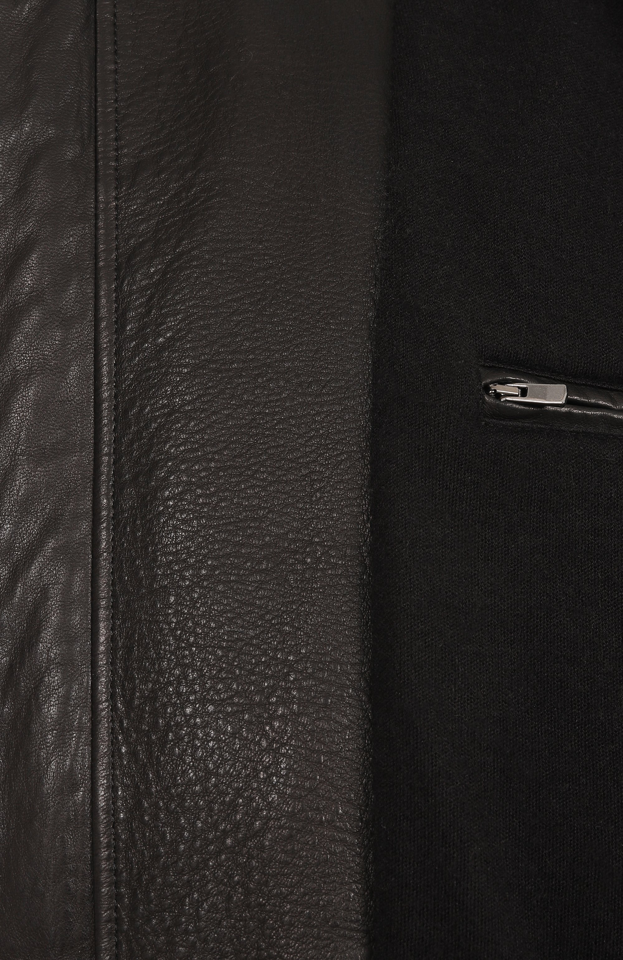 Кожаный бомбер MVST, арт. ZECK-ES4255-1 BS/Z2268-1, фото 7