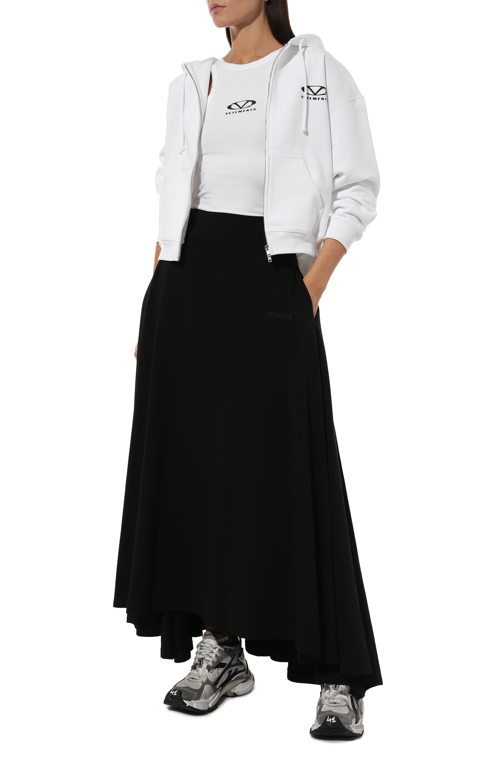 Хлопковая майка VETEMENTS, арт. UA66T0600W, фото 2
