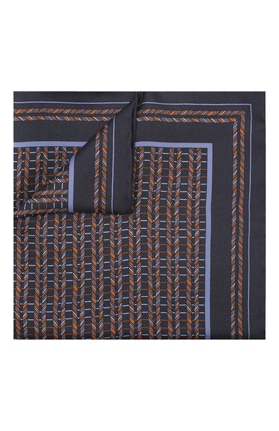 Комплект из галстука и платка BRIONI темно-синего цвета по цене 38650 руб., арт. 08A900/P942I, фото 4 Комплект из галстука и платка BRIONI, арт. 08A900/P942I, фото 4