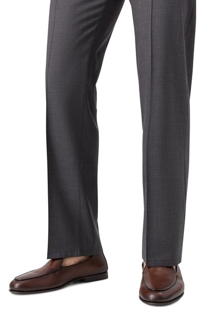 Кожаные лоферы vibe SANTONI, арт. MGEG19088SM0MMEM, фото 3