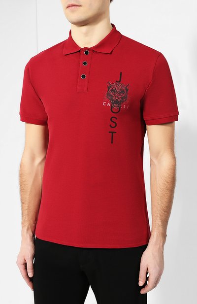 Хлопковое поло JUST CAVALLI, арт. S03GL0025/N21368, фото 3