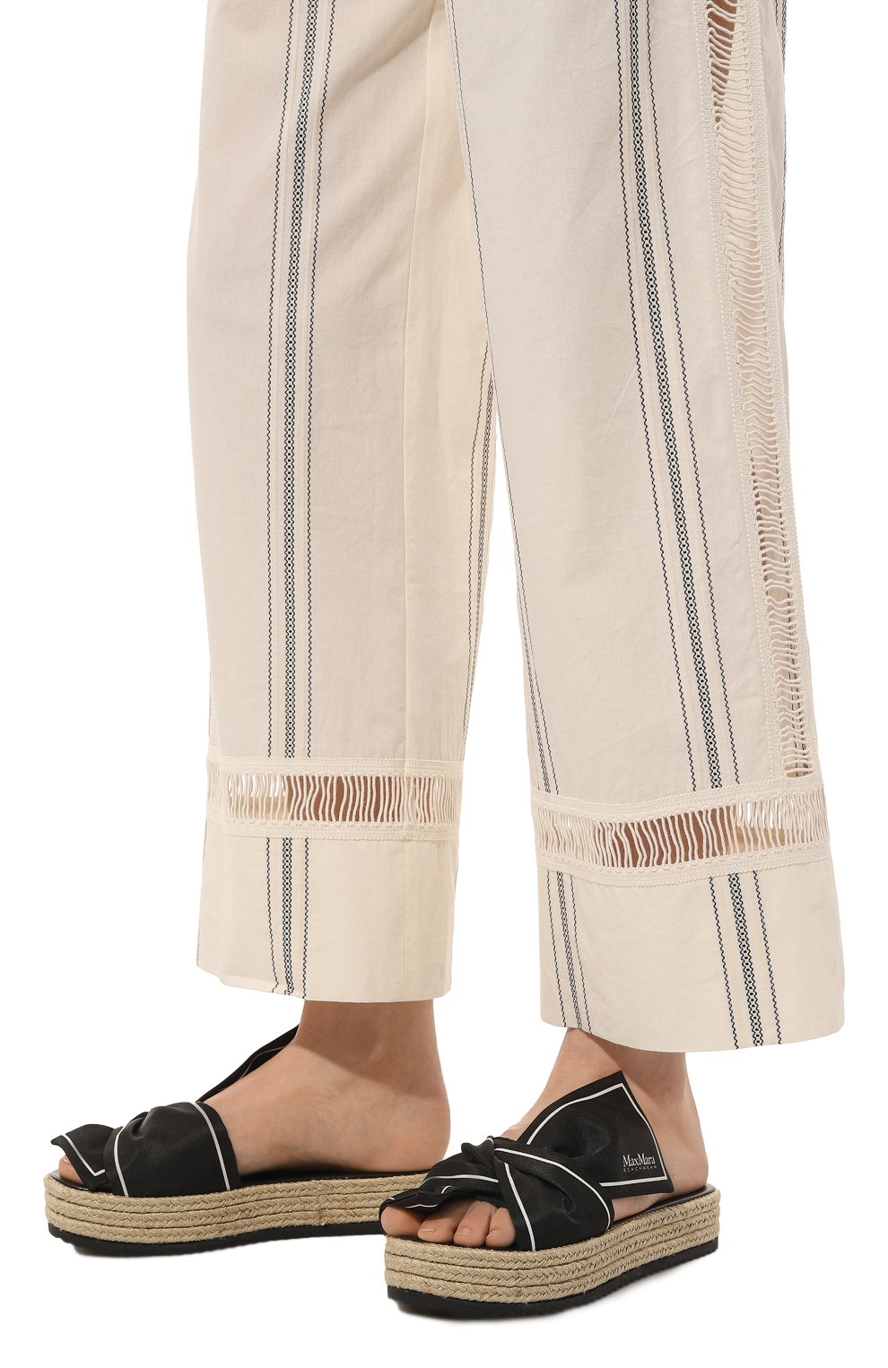 Текстильные шлепанцы WEEKEND MAX MARA, арт. CALAMAI 23352101, фото 3