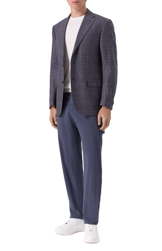 Хлопковый джемпер Kiton UMKXX37 Белый  UMKXX37 Фото 2