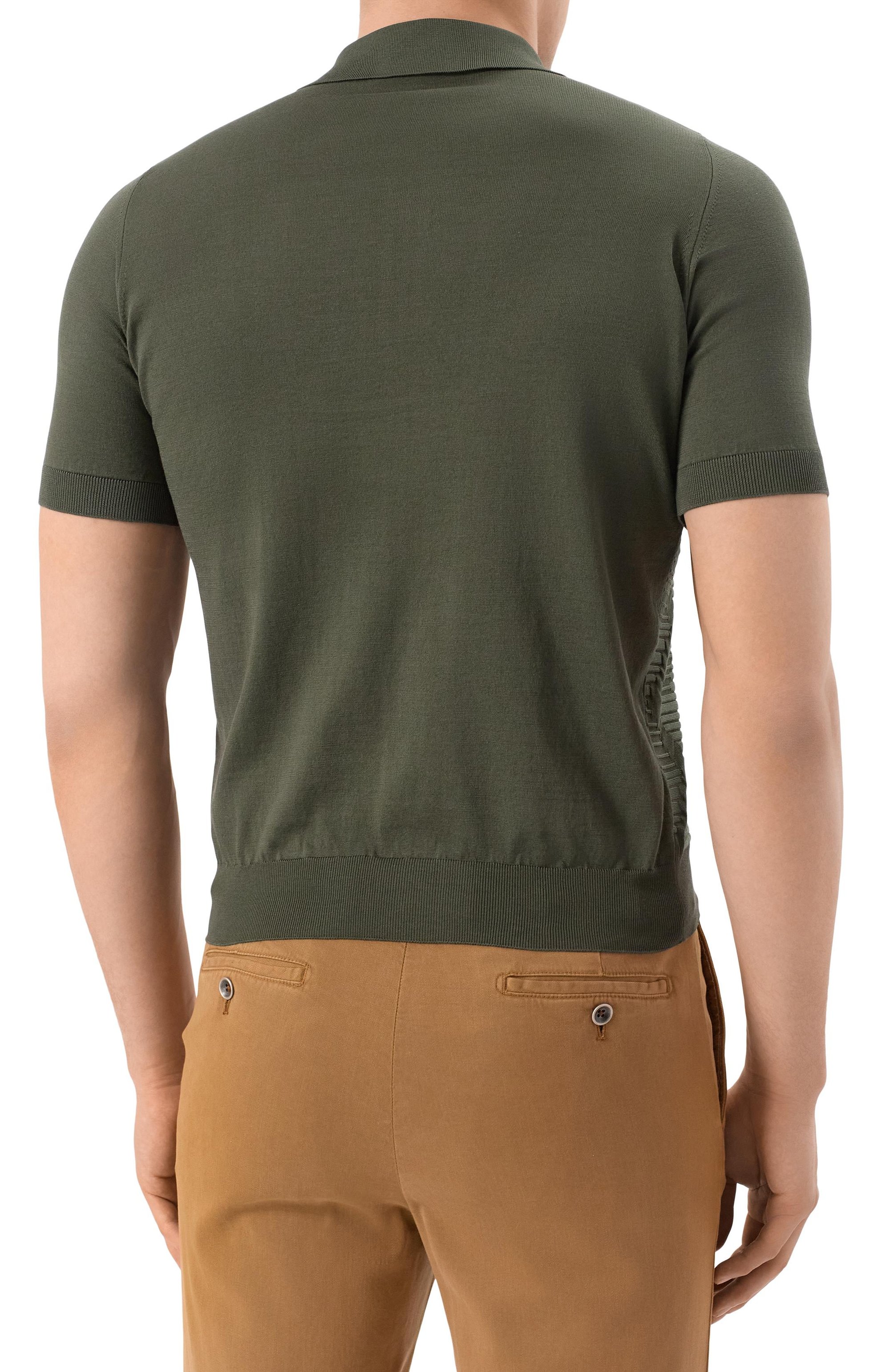 Поло из шелка и хлопка ZILLI, арт. KZP002M0142VTNW00_, фото 4