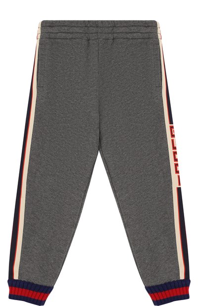 Хлопковые джогг еры с лампасами GUCCI, арт. 497950/X9L52, фото 1